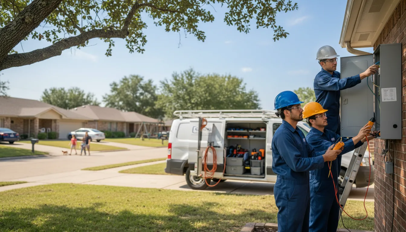 Certified electrician providing emergency electrical services in Dayton, TX